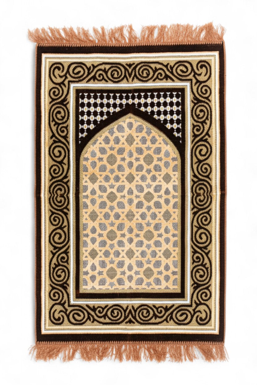 Çeyizlik Kadife Seccade Seti – Yumuşak ve Zarif Tasarım -Çeyizlik, Hediyelik (400 gr)