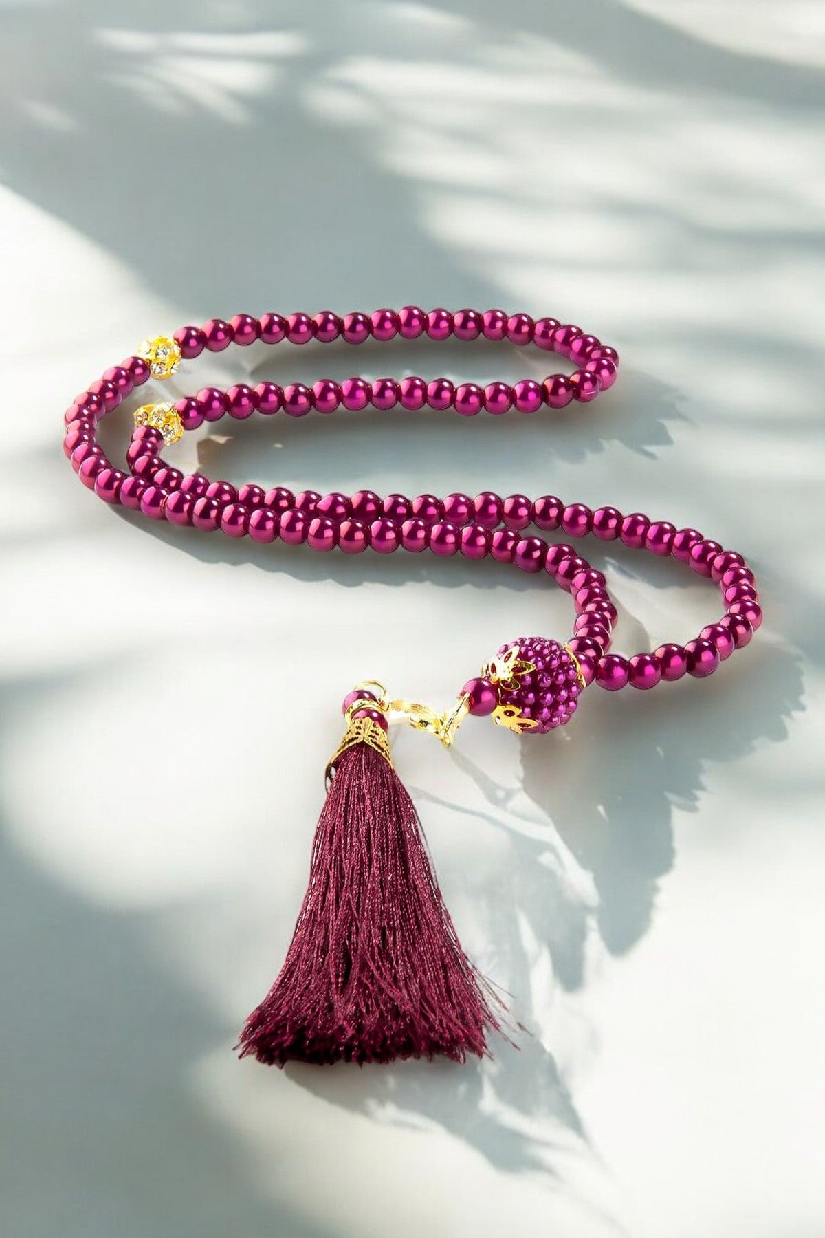 Vavlı Tuğralı 99’lu İnci Tesbih – Özel Tasarım, Şık ve Anlamlı Hediyelik