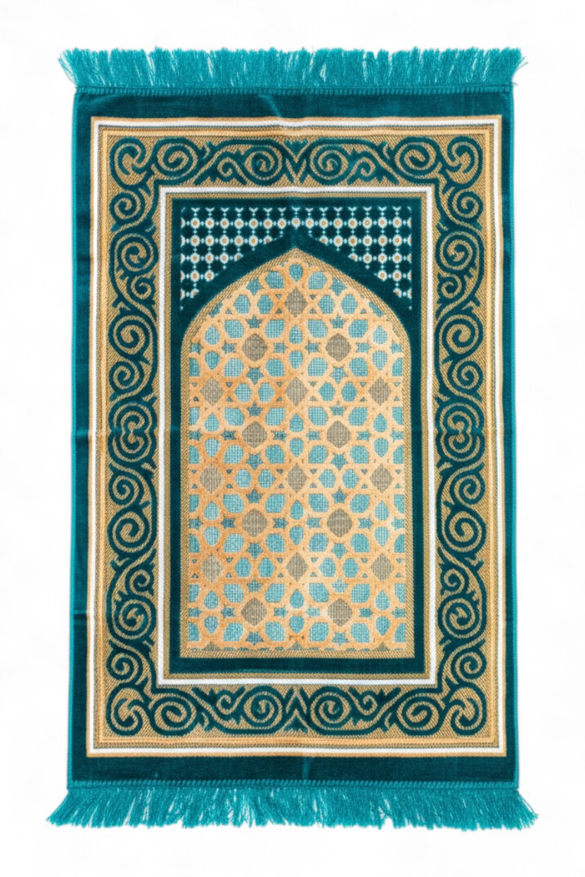 Çeyizlik Kadife Seccade Seti – Yumuşak ve Zarif Tasarım -Çeyizlik, Hediyelik (400 gr)