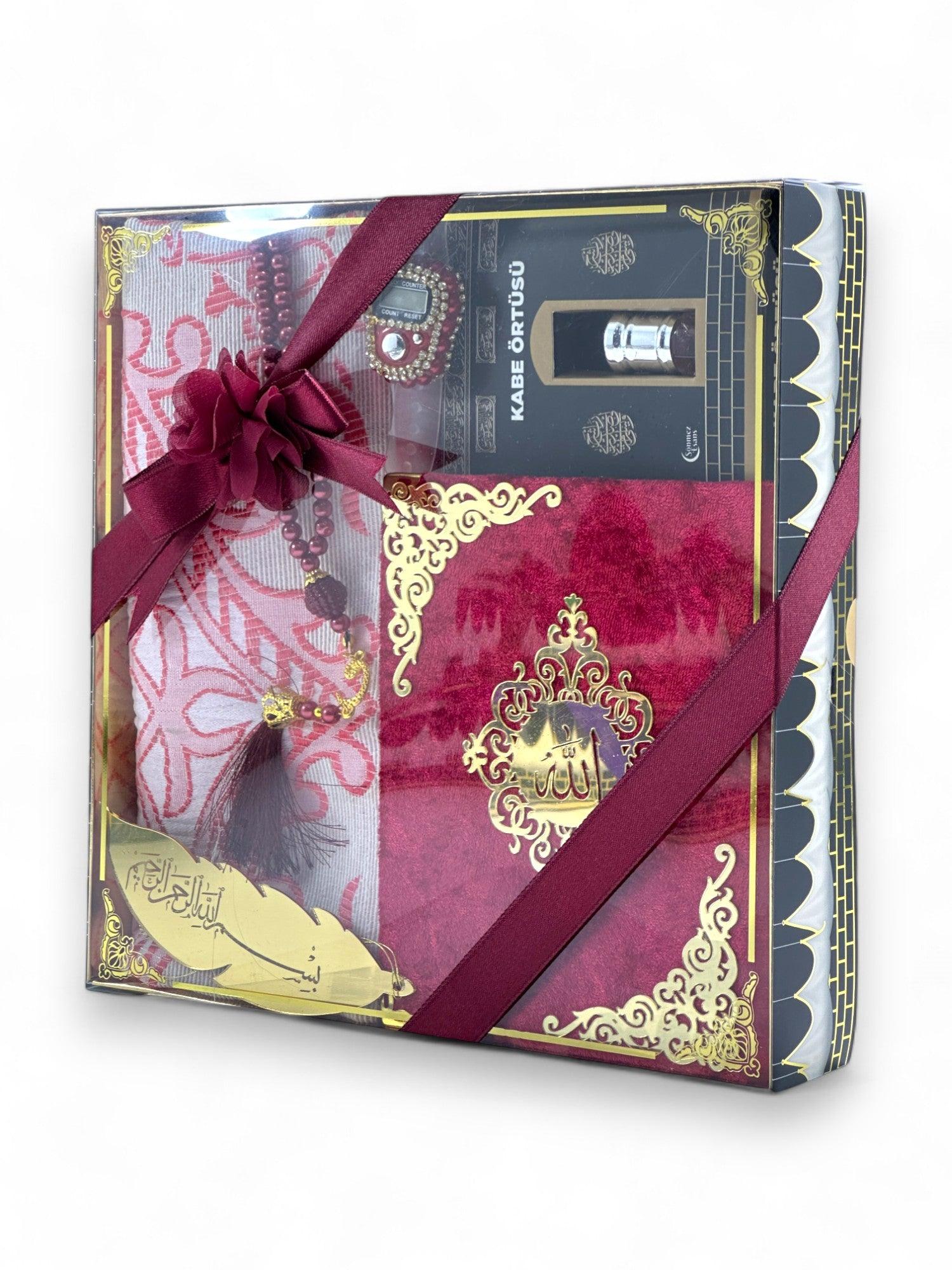 Özel Kuranı Kerim, Zikirmatik, İnci Tesbih, Ayraç ve Seccade Seti