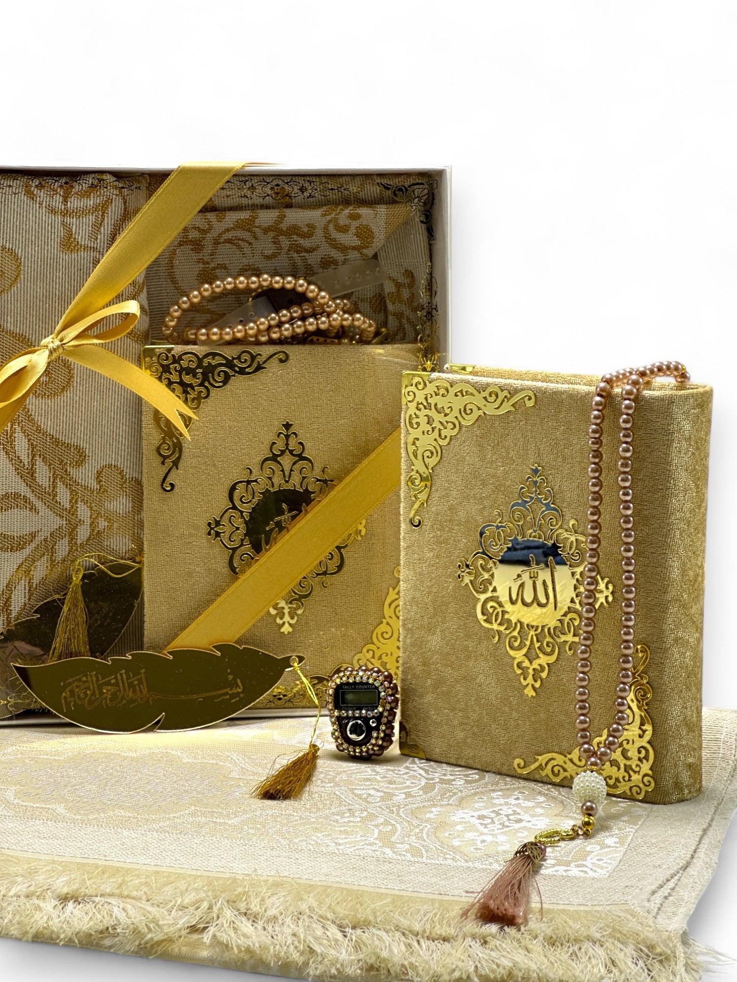 Özel Kuranı Kerim, Zikirmatik, İnci Tesbih, Ayraç ve Seccade Seti