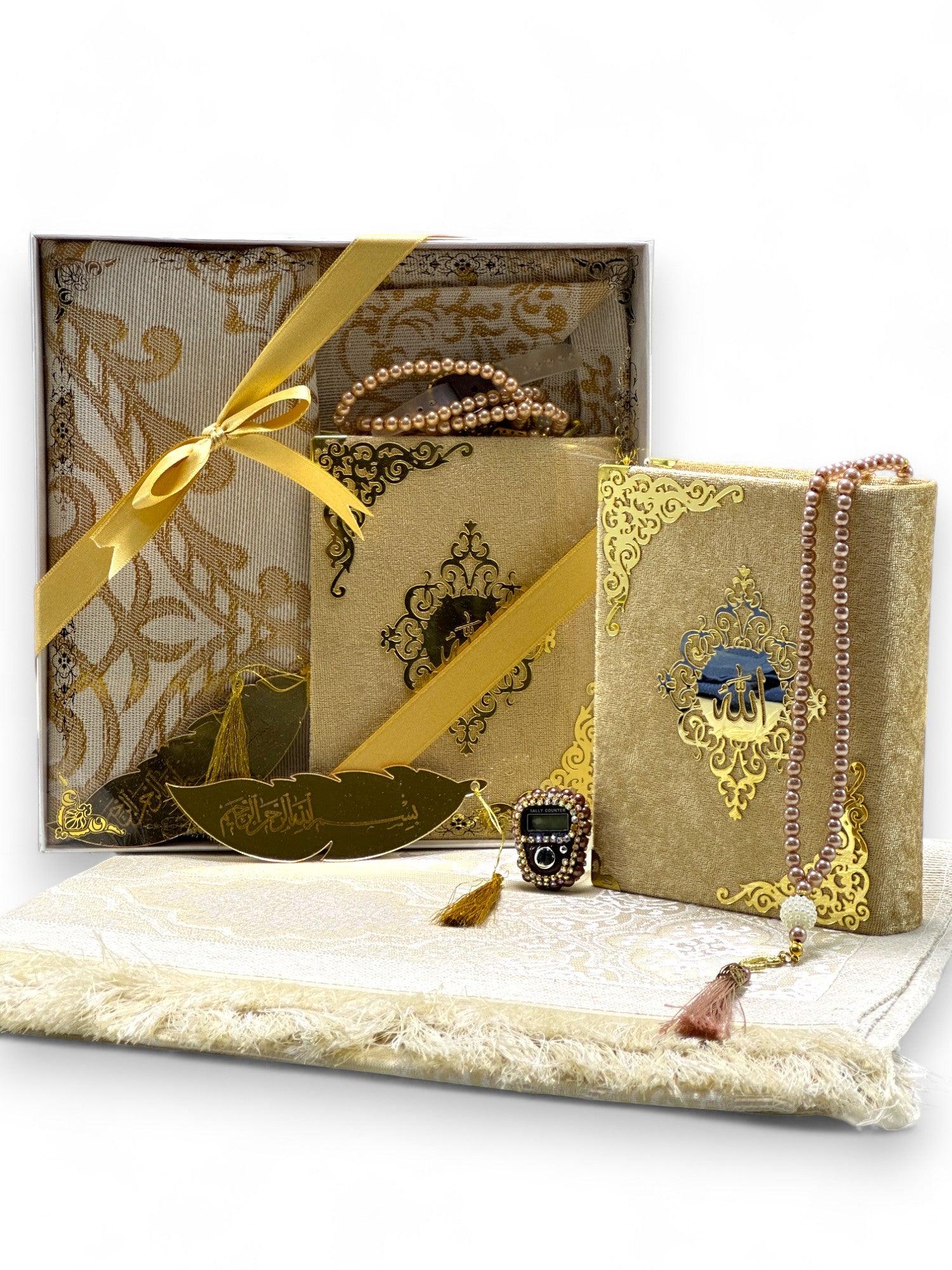 Özel Kuranı Kerim, Zikirmatik, İnci Tesbih, Ayraç ve Seccade Seti