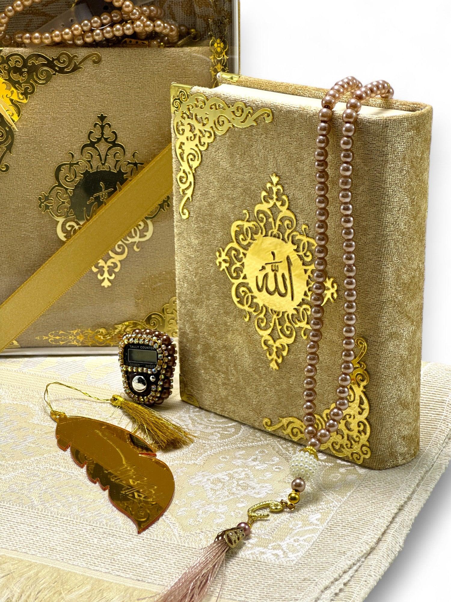 Özel Kuranı Kerim, Zikirmatik, İnci Tesbih, Ayraç ve Seccade Seti