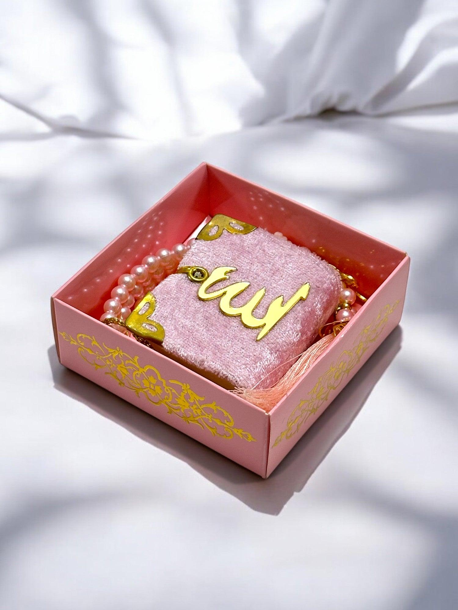 Mini Kur’an ve Tesbih Hac & Umre Hediyelik Seti - Şık ve Manevi Hediye