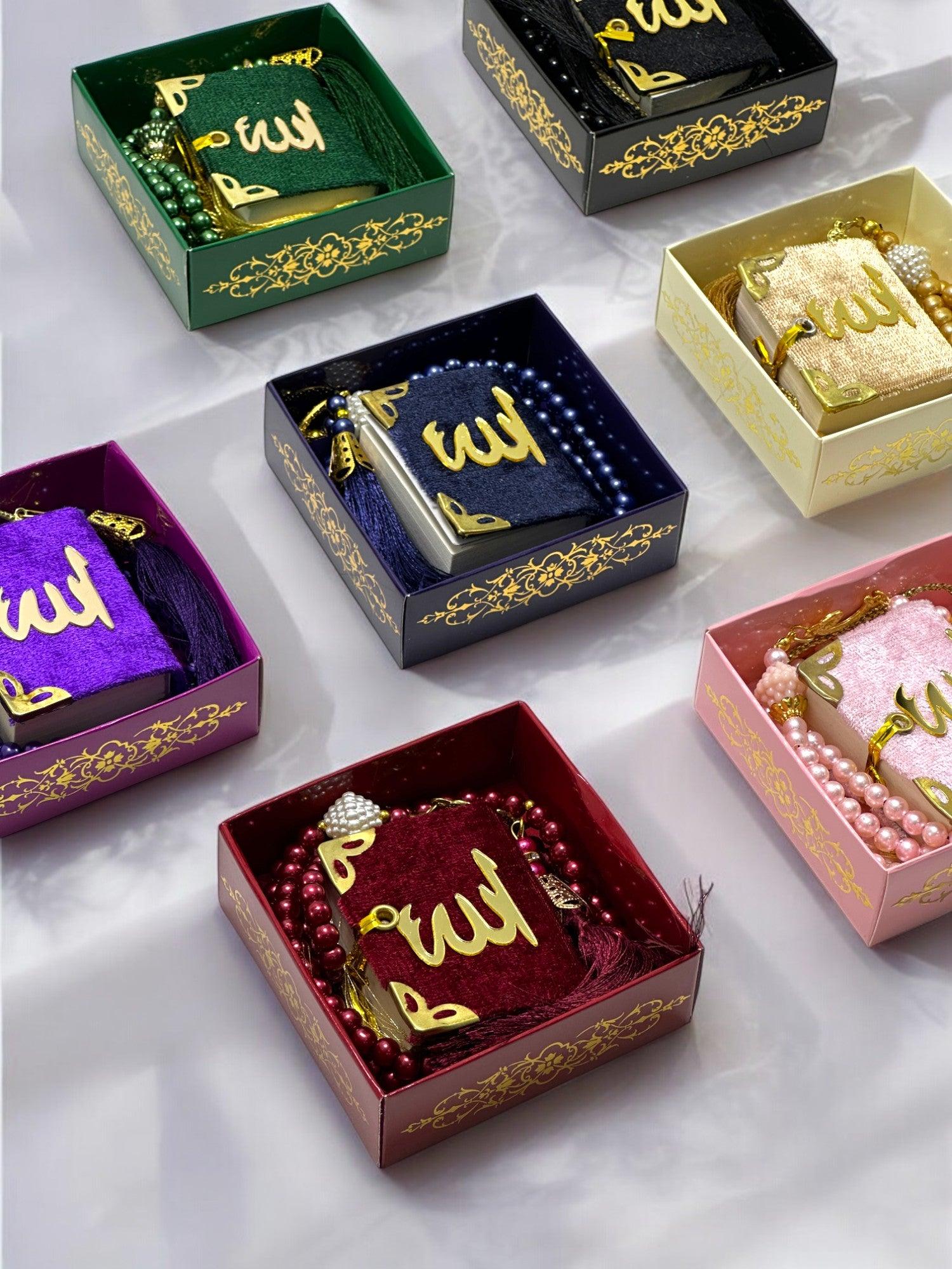 Mini Kur’an ve Tesbih Hac & Umre Hediyelik Seti - Şık ve Manevi Hediye