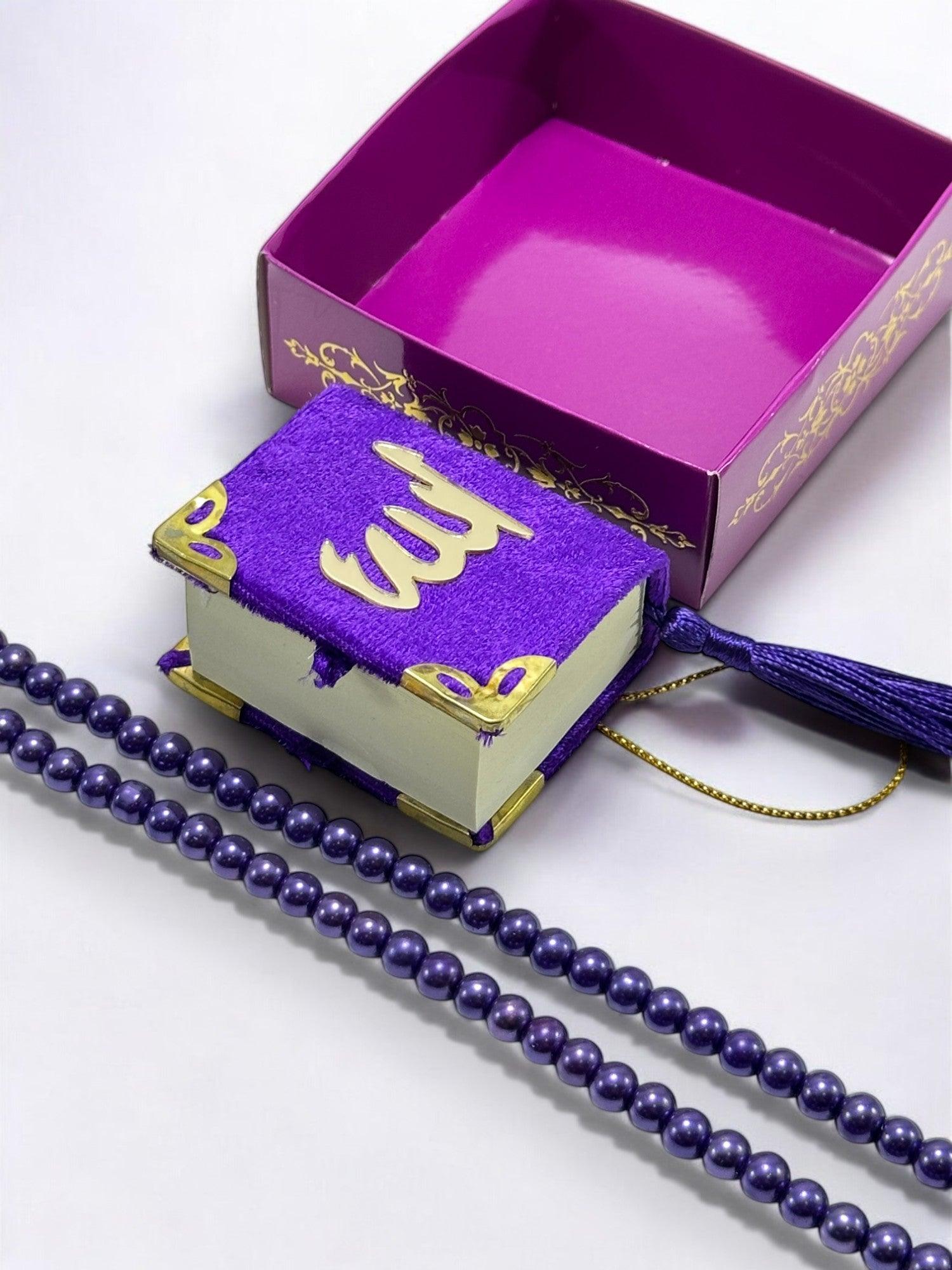 Mini Kur’an ve Tesbih Hac & Umre Hediyelik Seti - Şık ve Manevi Hediye