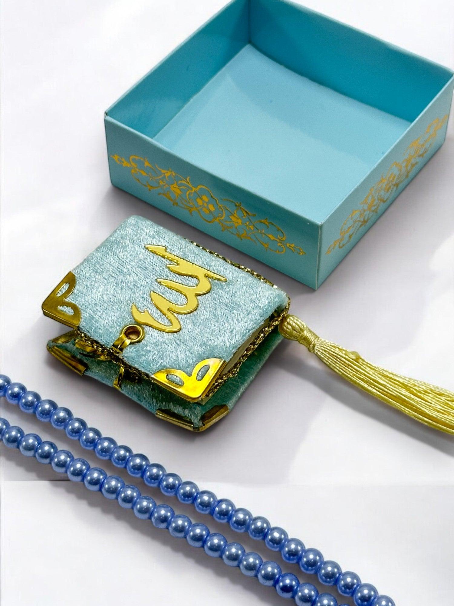 Mini Kur’an ve Tesbih Hac & Umre Hediyelik Seti - Şık ve Manevi Hediye