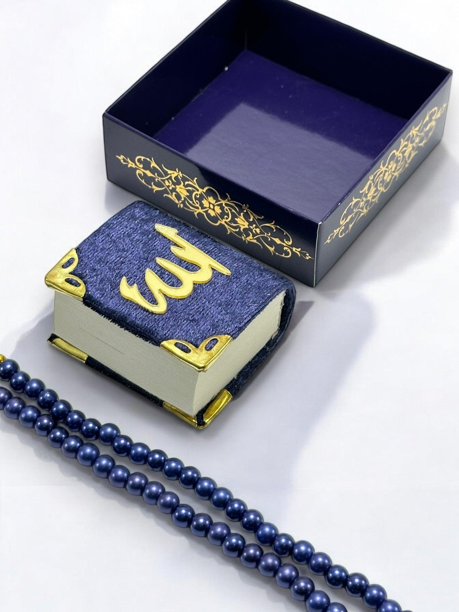 Mini Kur’an ve Tesbih Hac & Umre Hediyelik Seti - Şık ve Manevi Hediye