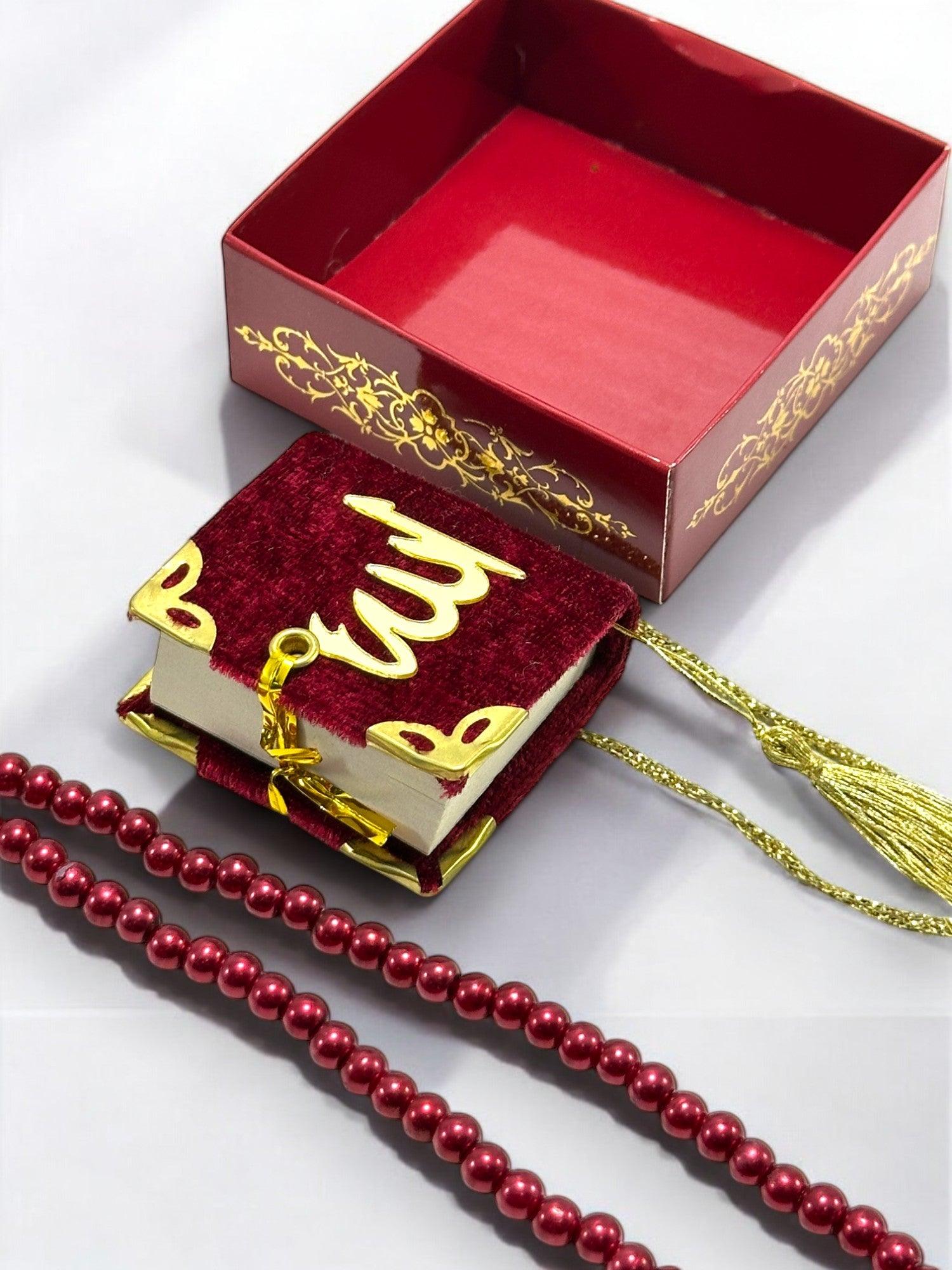 Mini Kur’an ve Tesbih Hac & Umre Hediyelik Seti - Şık ve Manevi Hediye