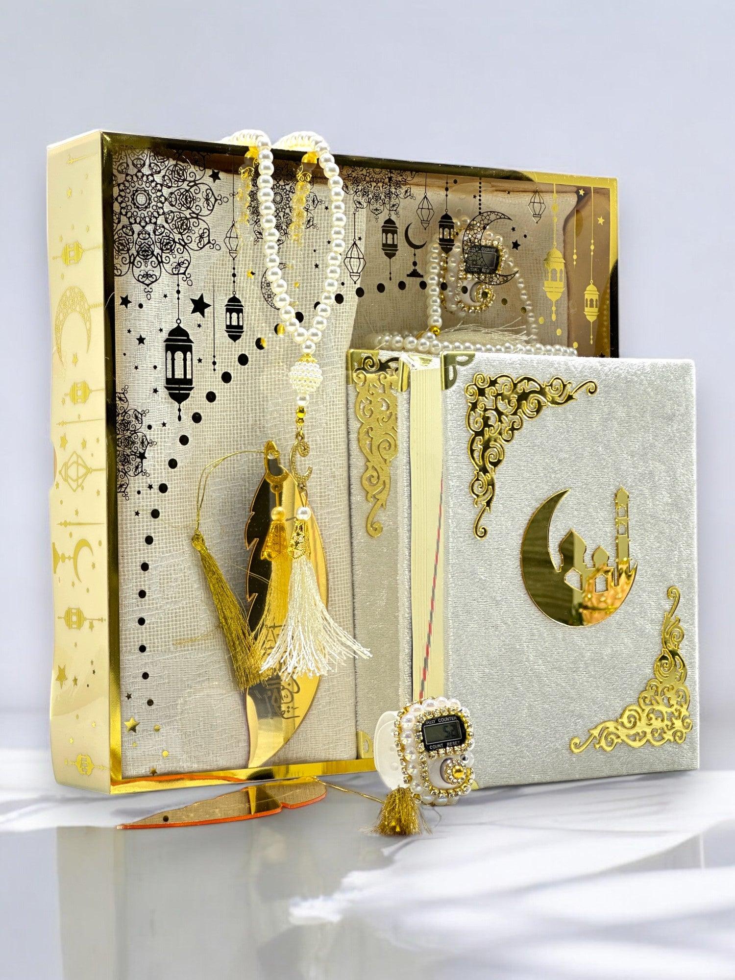 Ramazan’a Özel Manevi Hediye Seti - Çanta Kur’an, Tesbih, Seccade ve Daha Fazlası