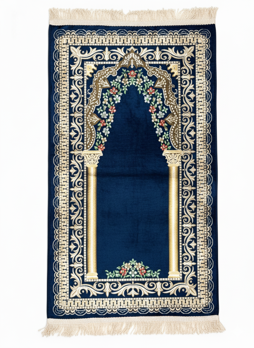 Astarlı Şönil Seccade – Kalın Dokulu, Premium Kalite, Çeyizlik, Hediyelik