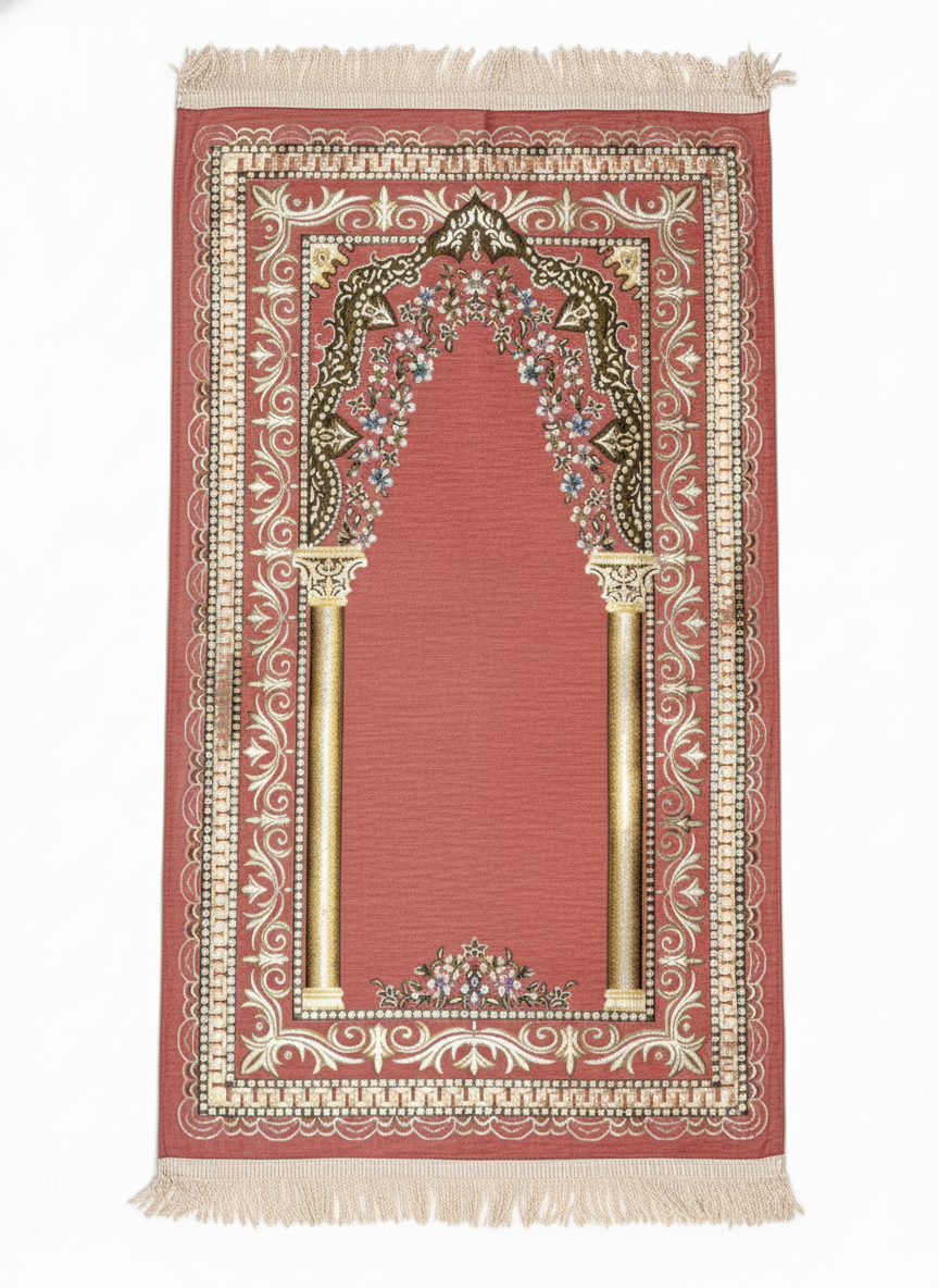 Astarlı Şönil Seccade – Kalın Dokulu, Premium Kalite, Çeyizlik, Hediyelik