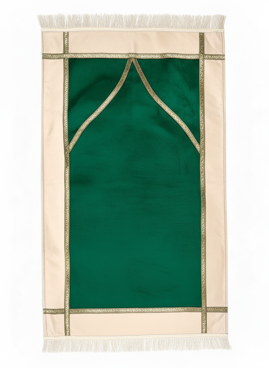 Lüks Kadife Astarlı Seccade – Şık, Yumuşak Dokulu ve Hediyelik Premium Tasarım