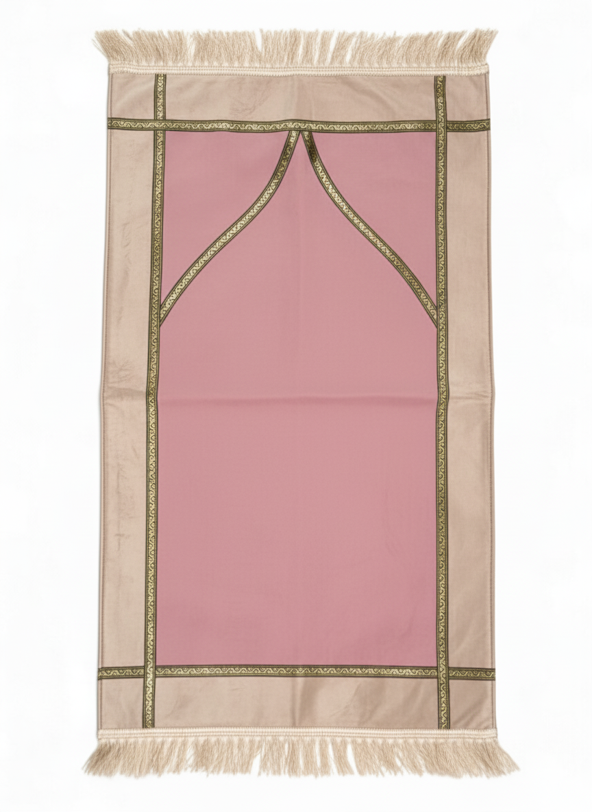 Lüks Kadife Astarlı Seccade – Şık, Yumuşak Dokulu ve Hediyelik Premium Tasarım