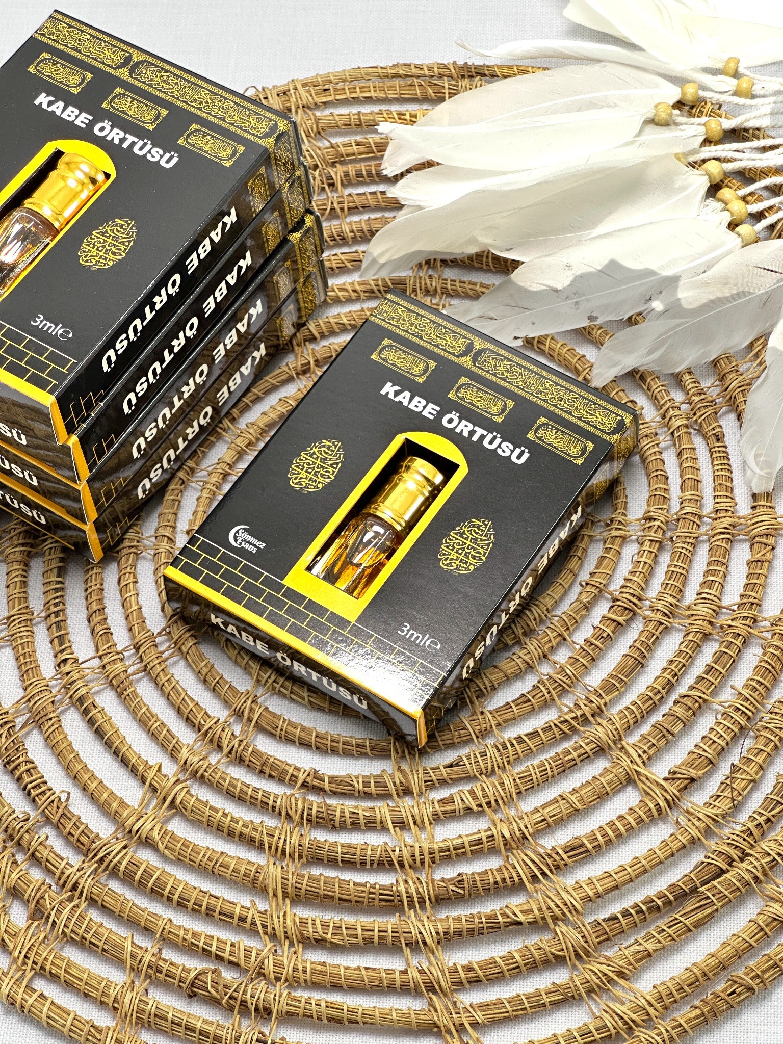 Hediyelik Pembe Gül Esansı 3 ml & İnci Tesbih – Manevi Dokunuşlu Özel Koku Seti