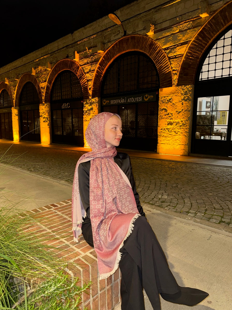 A Kalite Yün İpek Şal Lüks Desenli Şal – Hediyelik Premium Şal