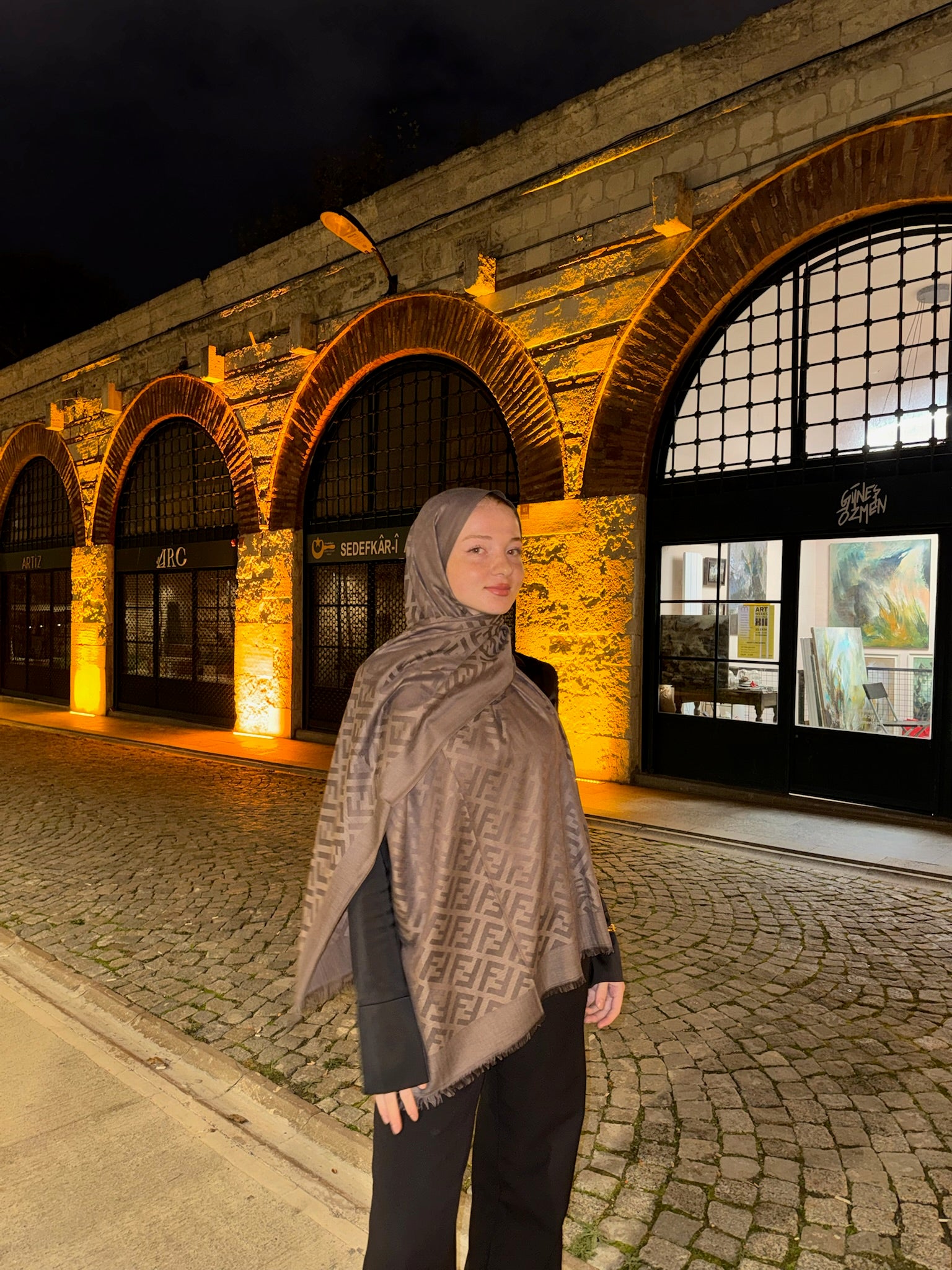 İthal Yün İpek F Desen Şal – Günlük, Hediyelik, Ofis