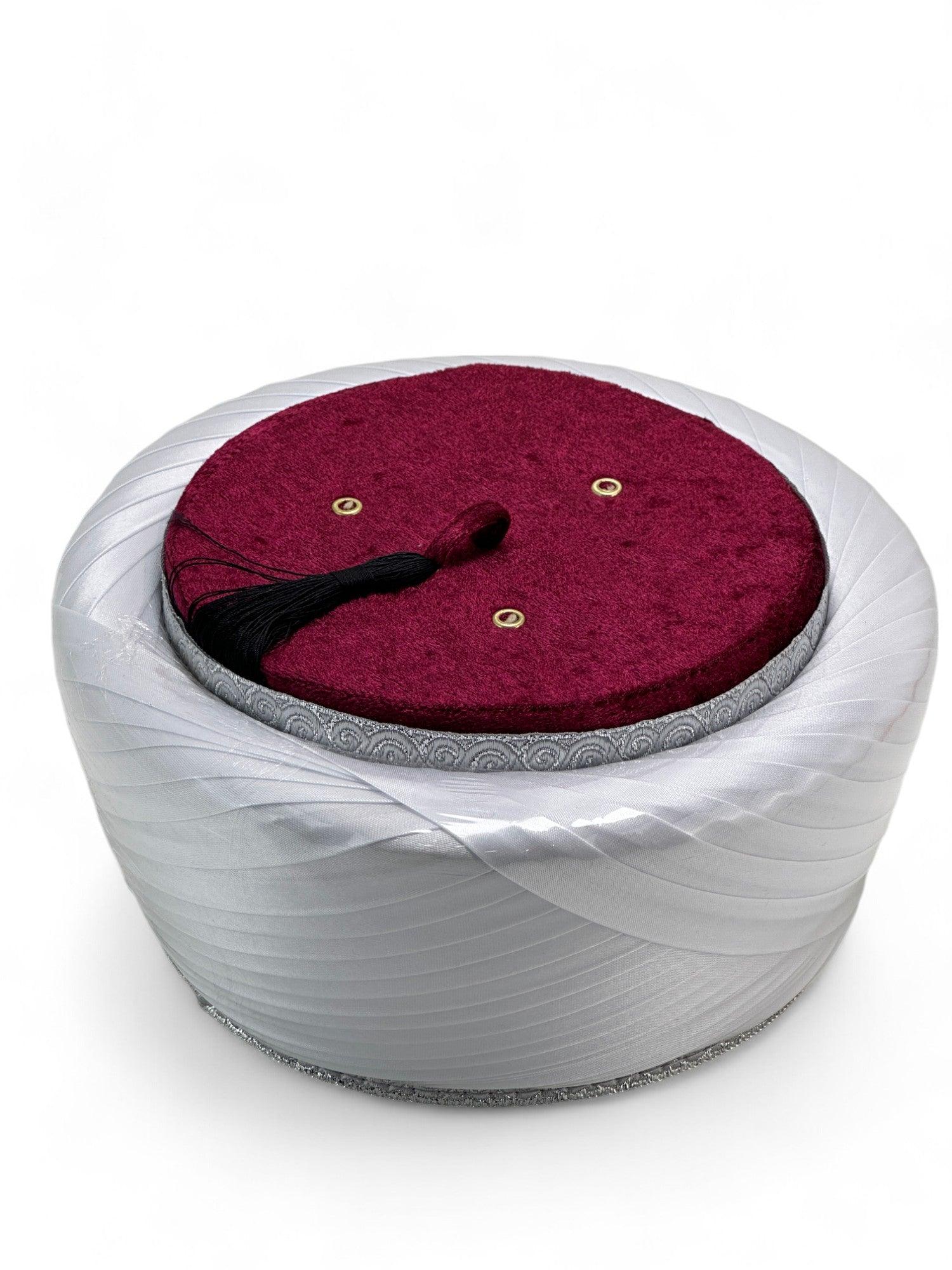 İmam Sarığı Saten Lüks Çapraz Sarım