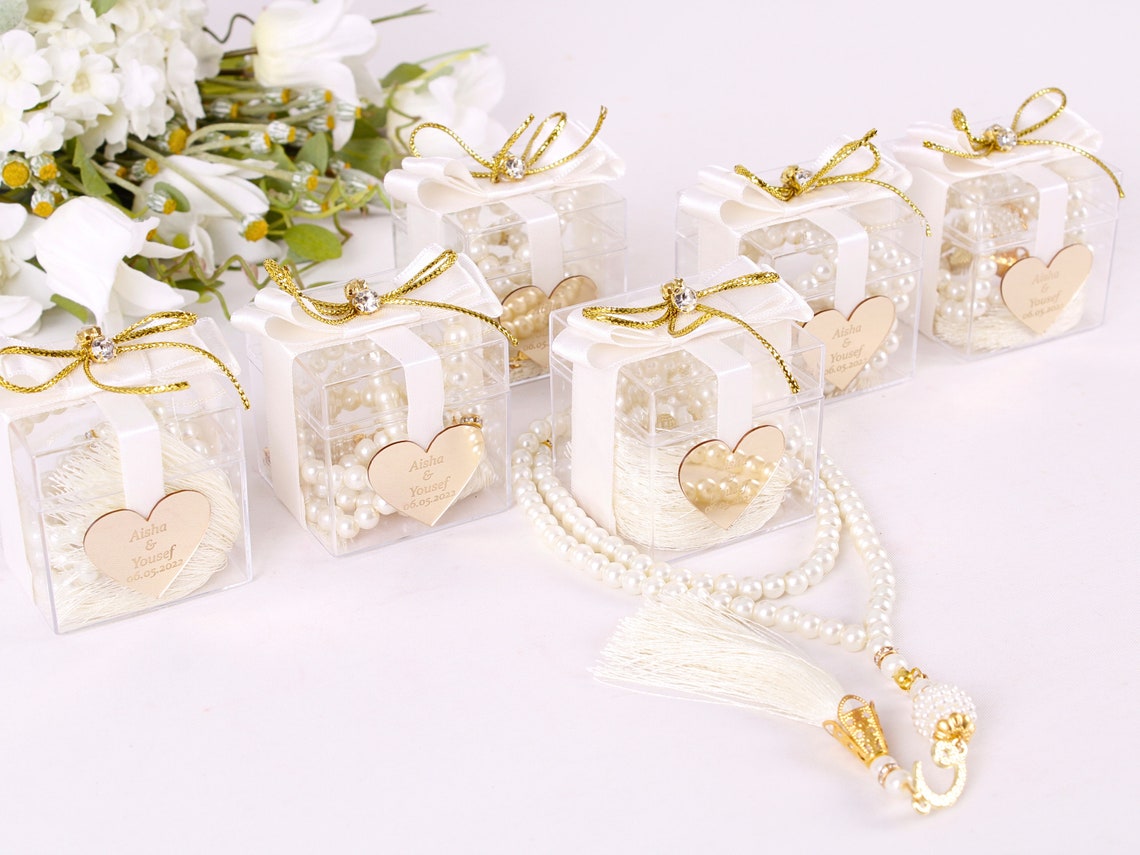 Kişiye Özel İnci Tasarımlı Tesbih – Düğün, Mevlüt, Bayram & Ramazan Hediyelikleri