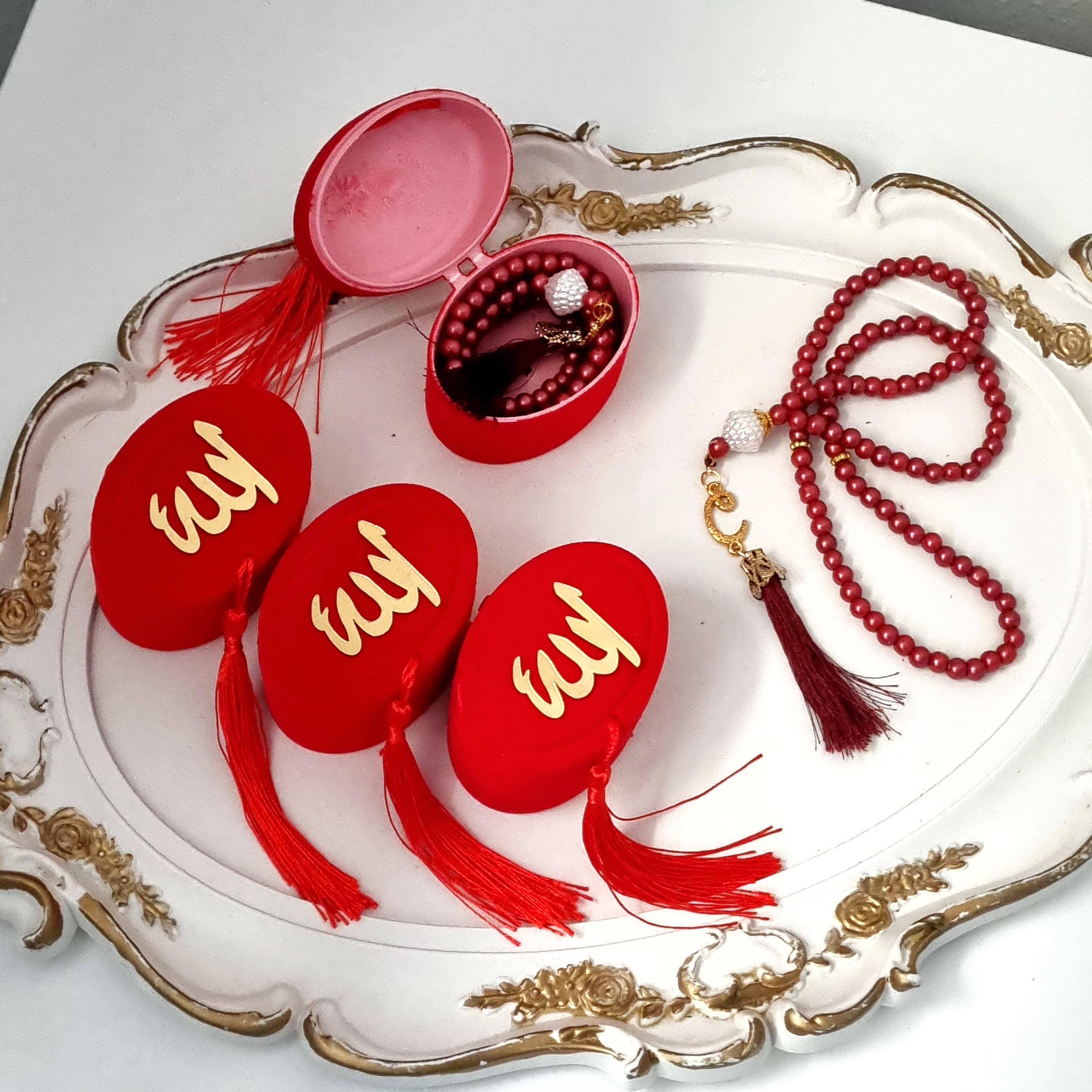 Kadife Kutu İçinde İnci Tesbih – Mevlüt ve Özel Gün Hediyeliği