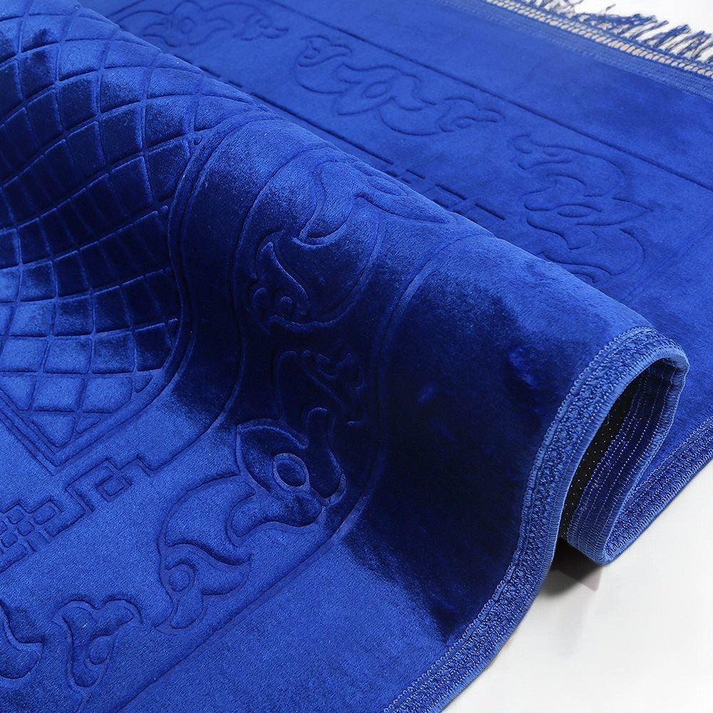 Lüks Kalın Yumuşak Peluş Seccade Kaymaz Taban Özellikli