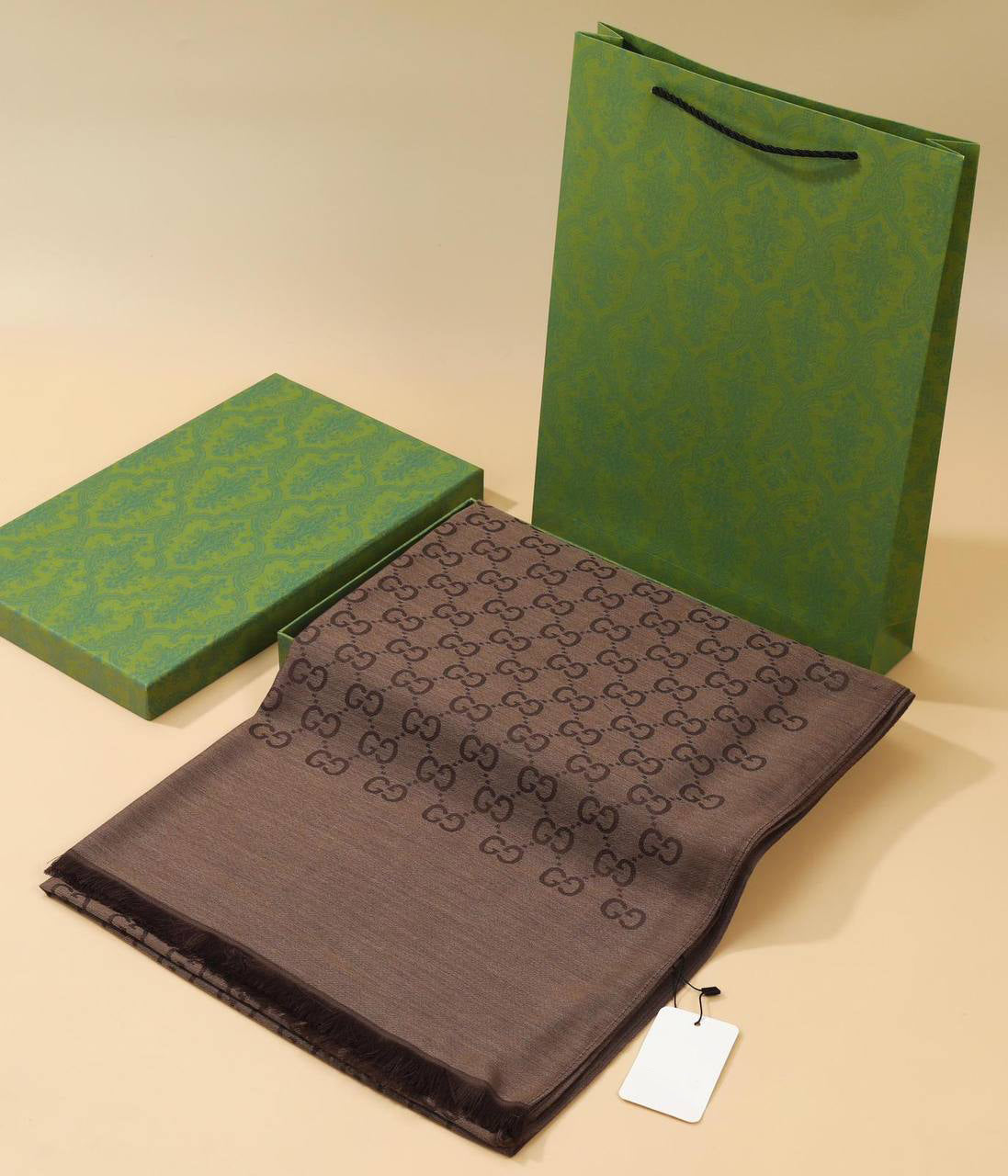 A Kalite Yün İpek Şal Lüks Desenli Şal – Hediyelik Premium Şal