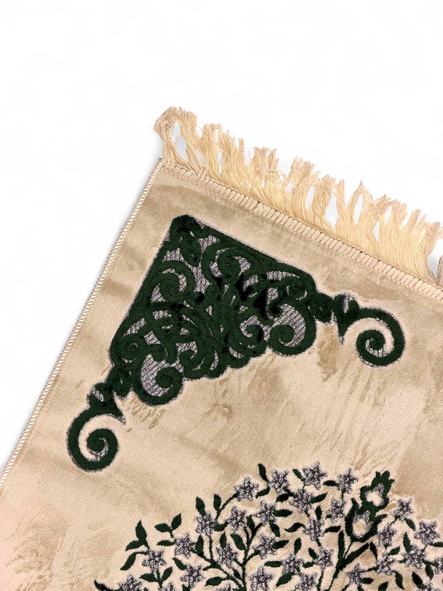 Kadife Simli Dokuma Seccade – Çeyizlik, Bohçalık, Hediyelik, Şık ve Zarif Tasarım