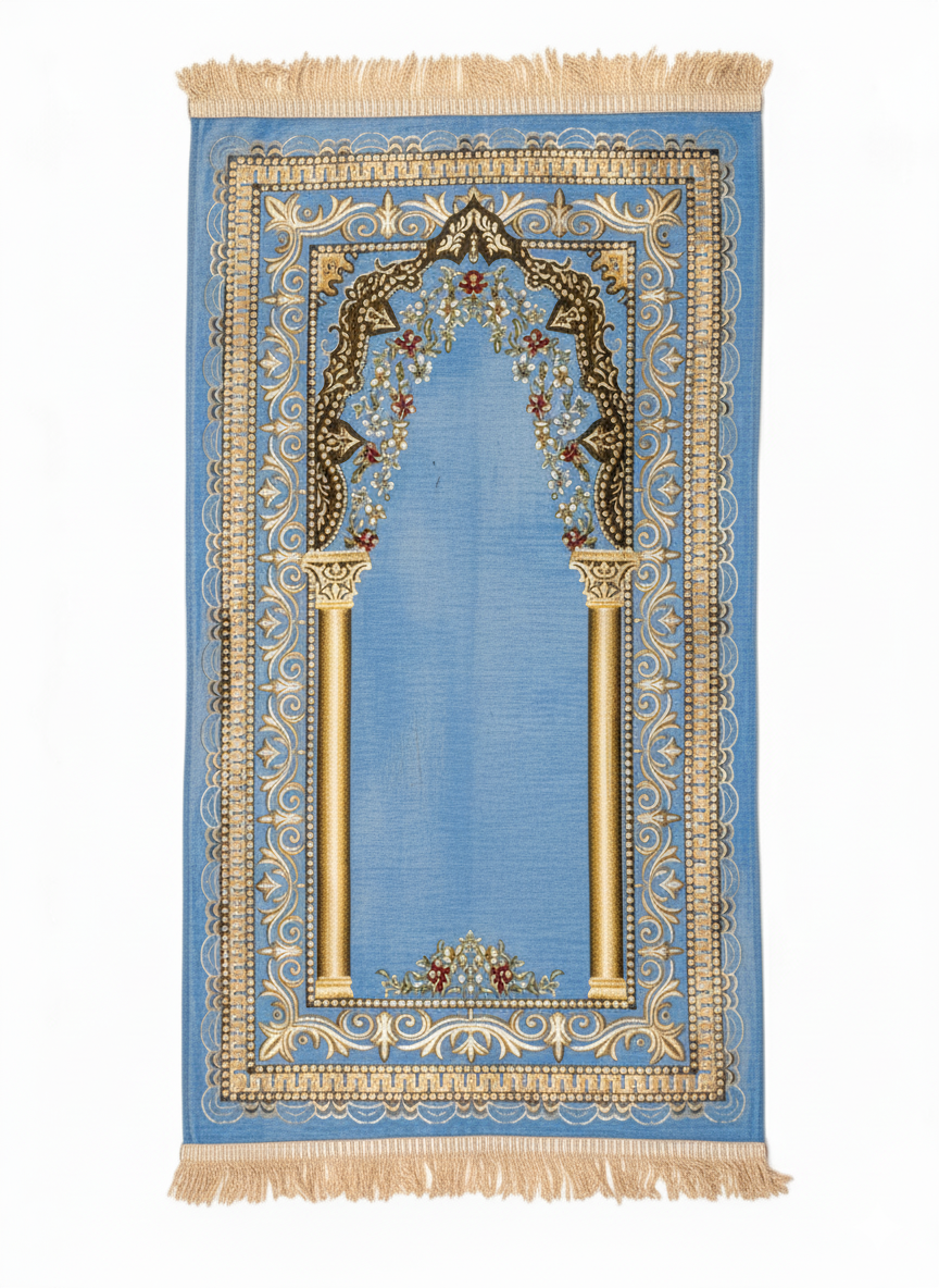 Astarlı Şönil Seccade – Kalın Dokulu, Premium Kalite, Çeyizlik, Hediyelik