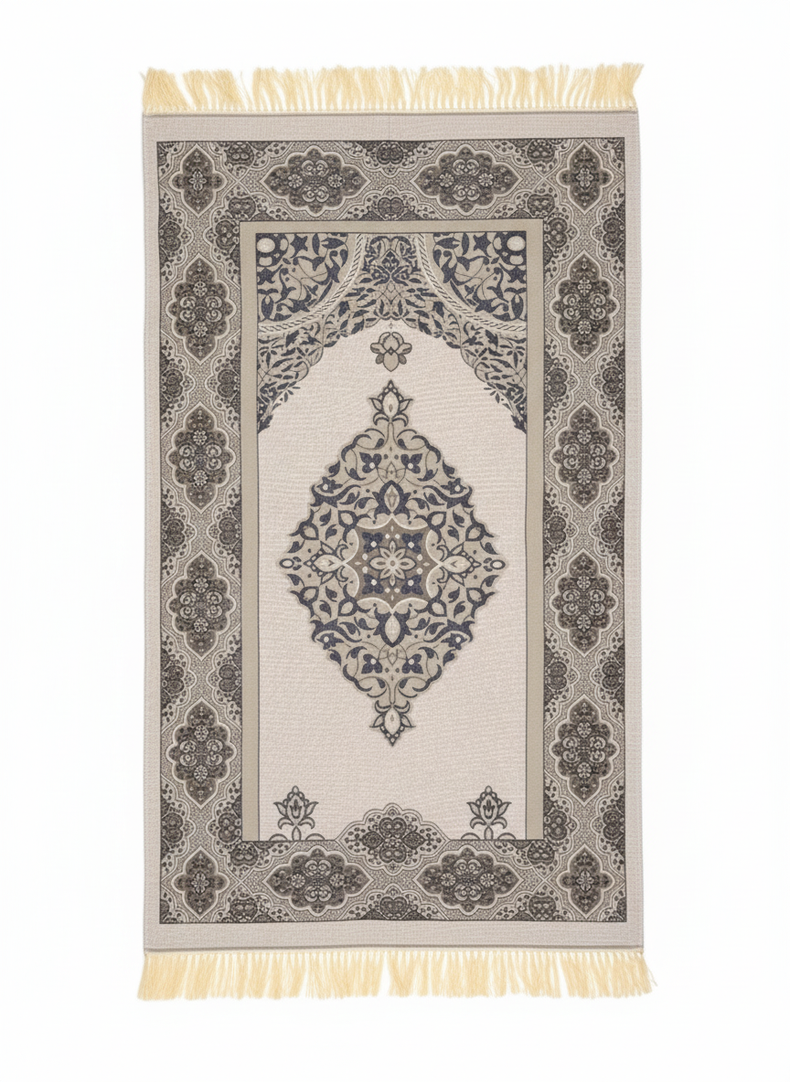 Osmanlı Desen Tafta Seccade – Lüks Dokulu, Şık ve Zarif Tasarım, Hediyelik & Çeyizlik