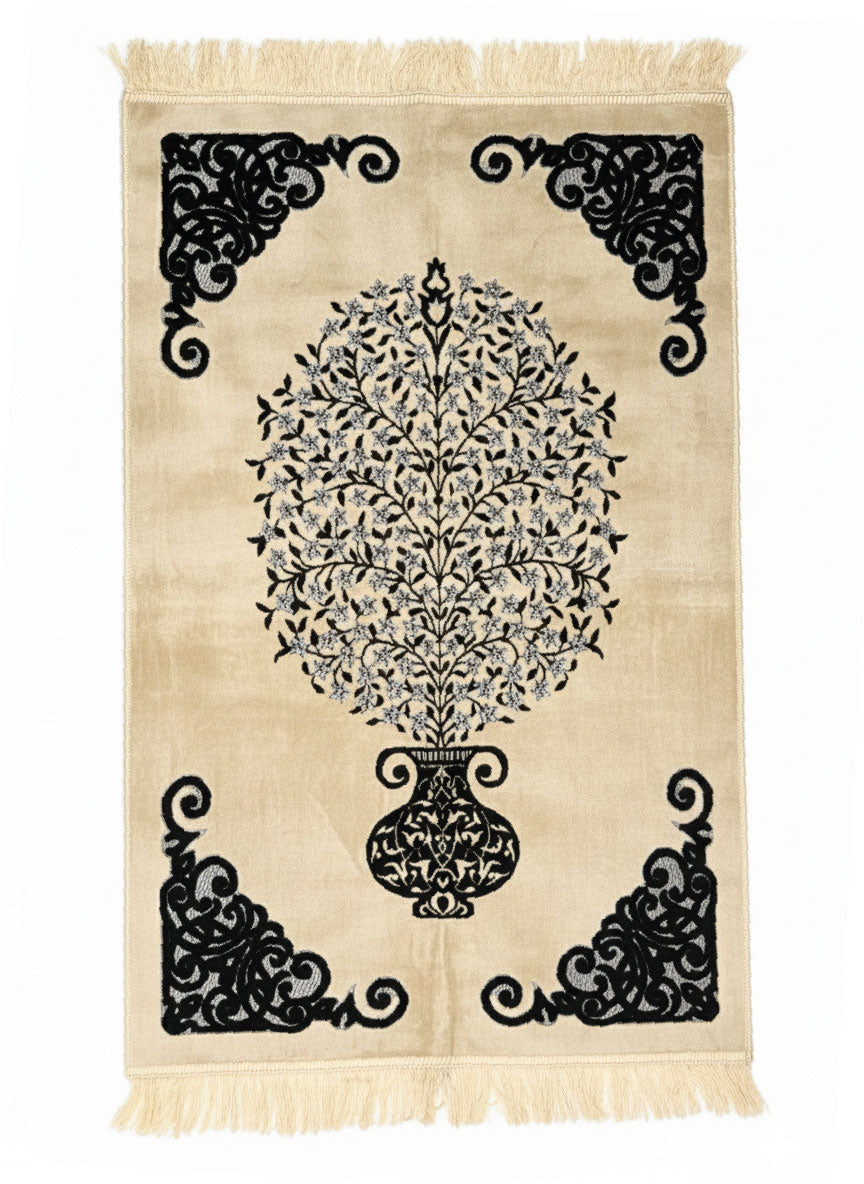 Kadife Simli Dokuma Seccade – Çeyizlik, Bohçalık, Hediyelik, Şık ve Zarif Tasarım