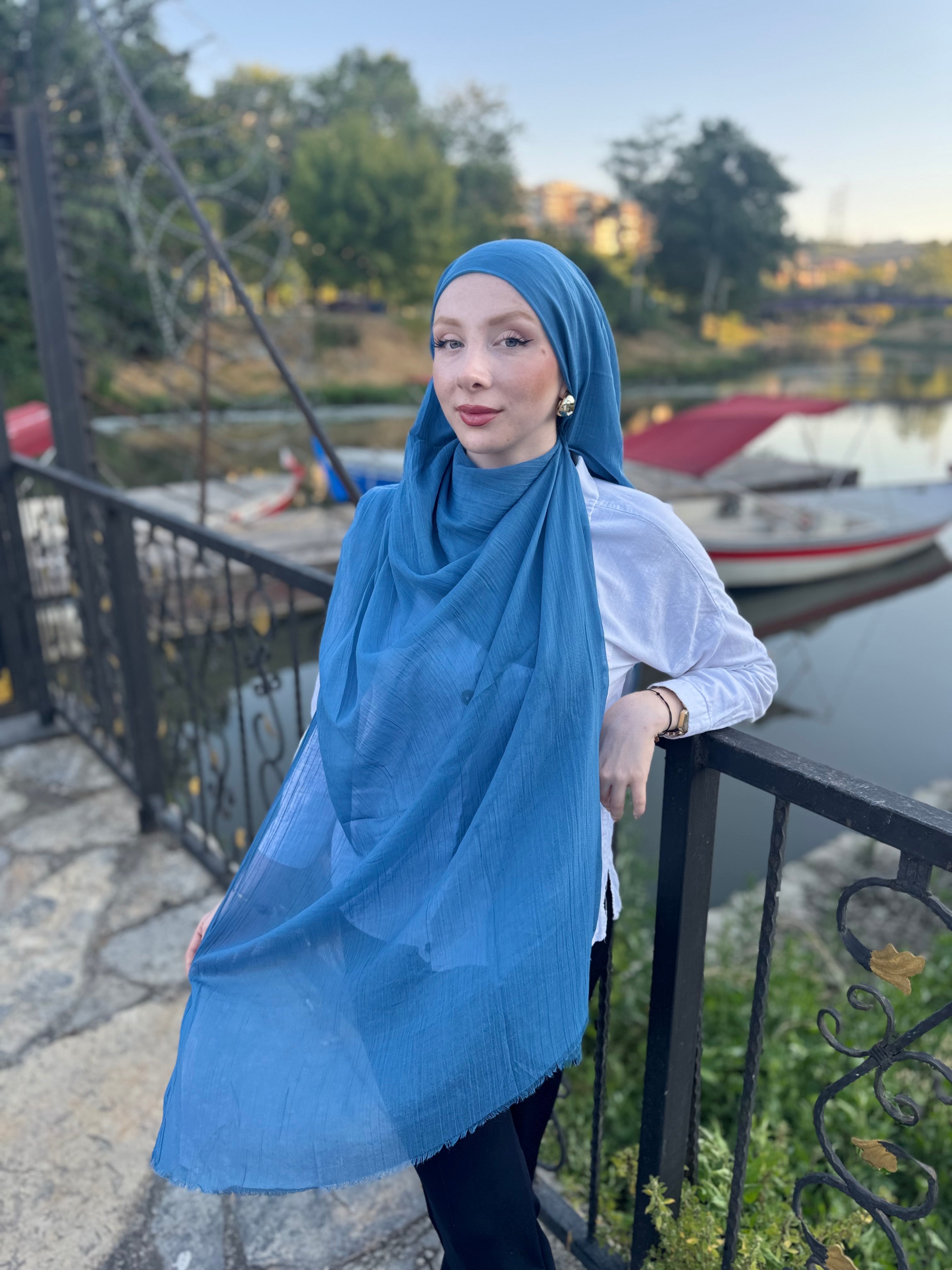 Soft Viskon Şal – Dökümlü, Hafif Günlük, Hediyelik